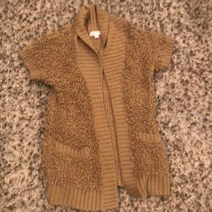 Cozy long wrap sweater